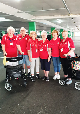 the Stockland Walkers together at the Stockland Townsville shopping centre